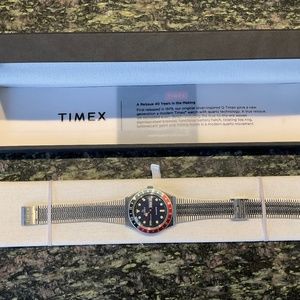 Timex. Reissue. Pepsi Diver. Quartz. New Condition